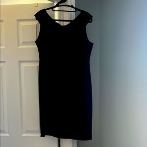 DKNY Black Sleeveless Mini Dress